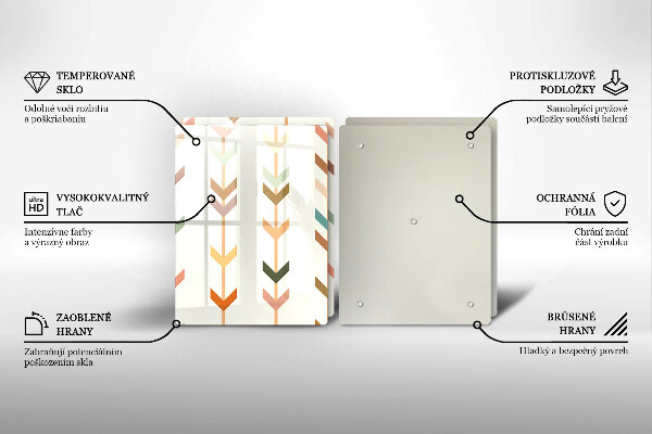 De vidrio templado Elementos geométricos