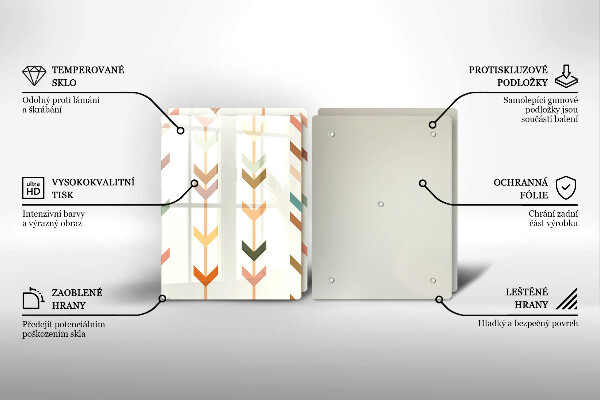 De vidrio templado Elementos geométricos