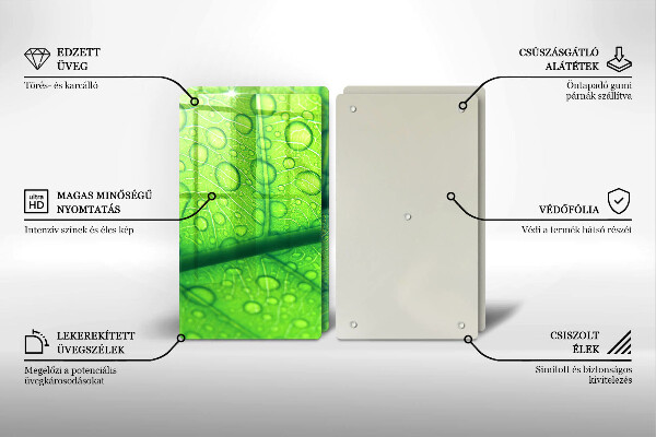 De vidrio templado Primer plano de una hoja