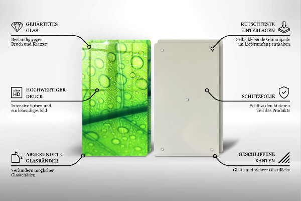 De vidrio templado Primer plano de una hoja