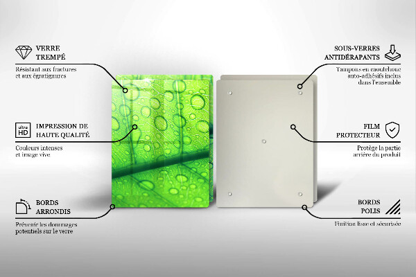 De vidrio templado Primer plano de una hoja
