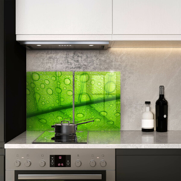 De vidrio templado Primer plano de una hoja