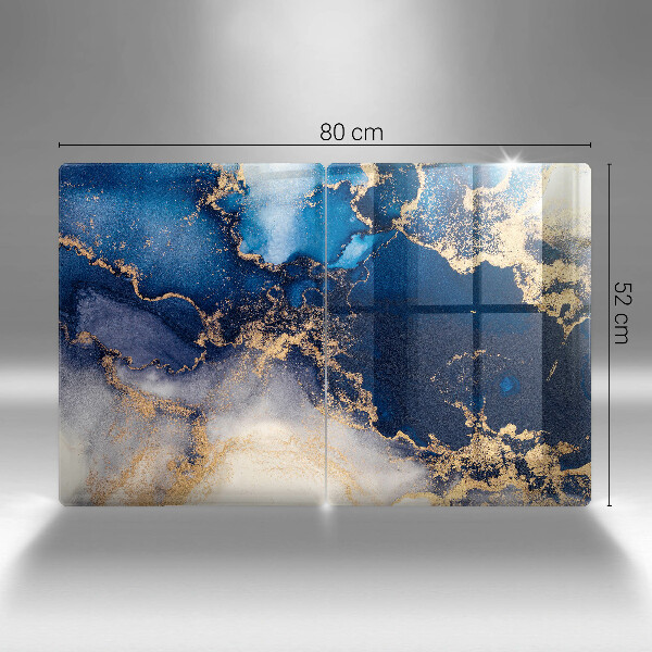 De vidrio templado Abstracción de mármol