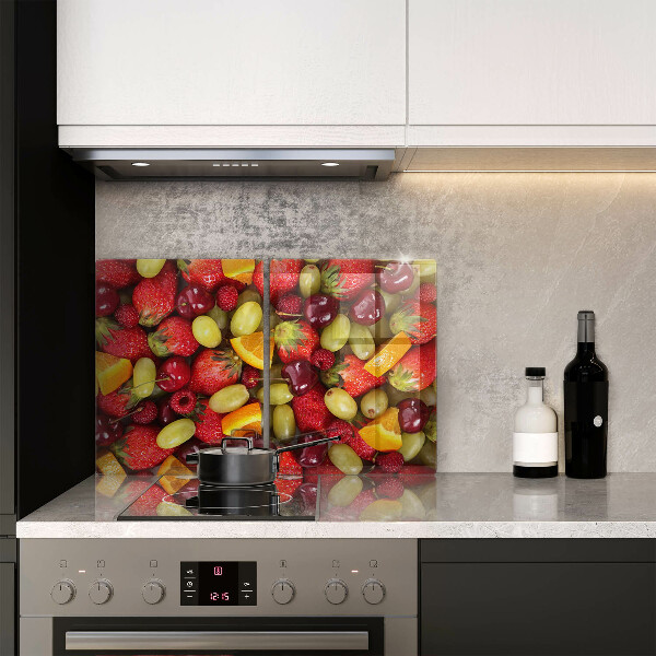 De vidrio templado Frutas de verano