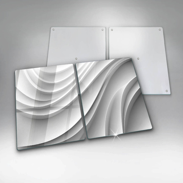 De vidrio templado Líneas geométricas