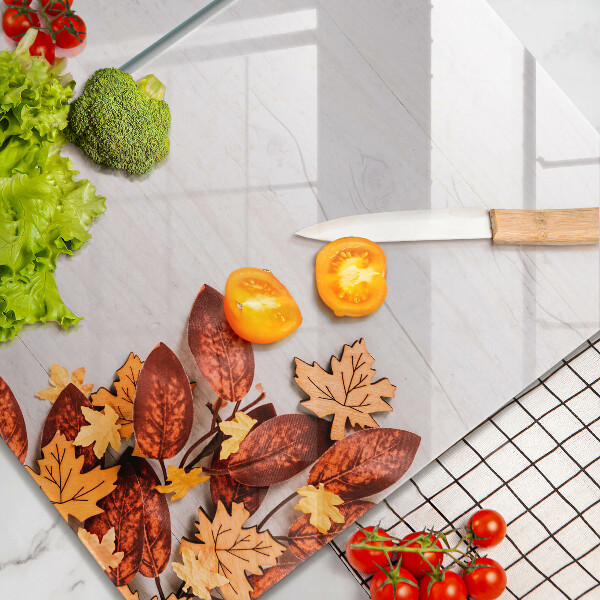 De vidrio templado Hojas de otoño