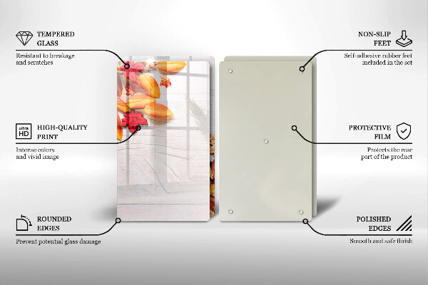 De vidrio templado Hojas de otoño