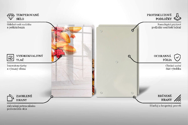 De vidrio templado Hojas de otoño