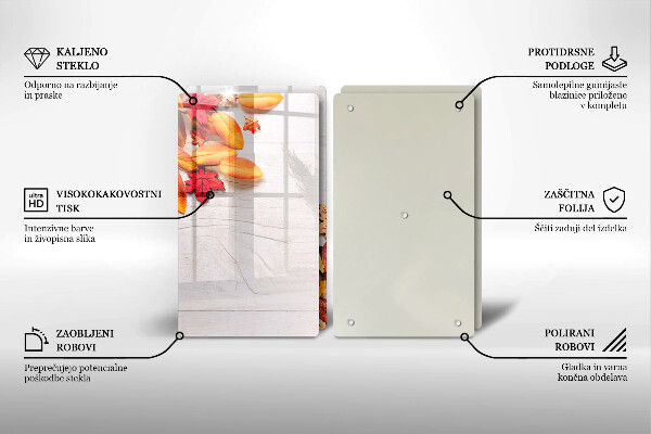 De vidrio templado Hojas de otoño