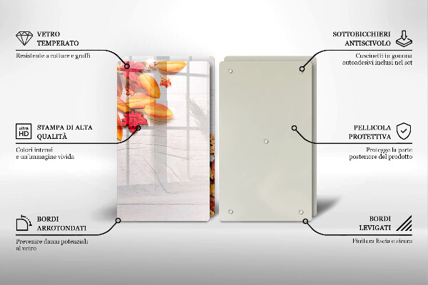De vidrio templado Hojas de otoño