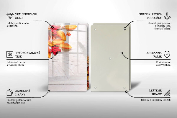 De vidrio templado Hojas de otoño