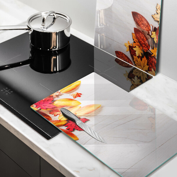 De vidrio templado Hojas de otoño