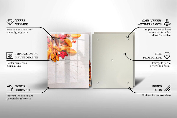 De vidrio templado Hojas de otoño