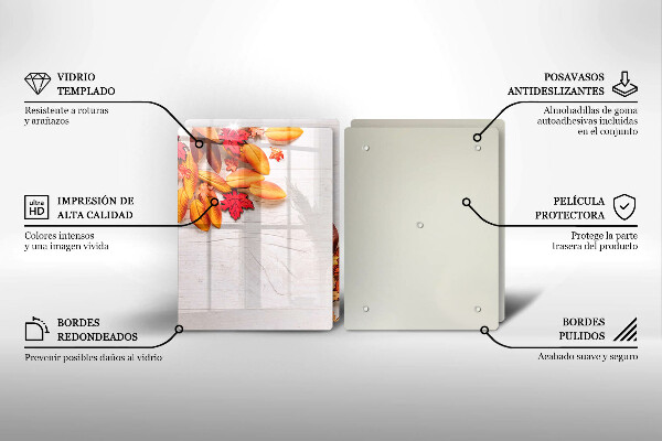 De vidrio templado Hojas de otoño