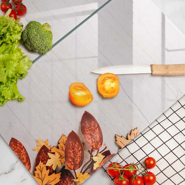 De vidrio templado Hojas de otoño