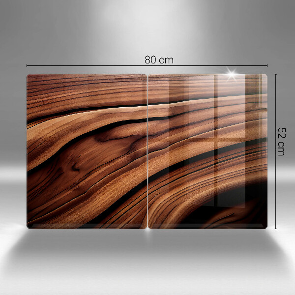 De vidrio templado Estructura de madera