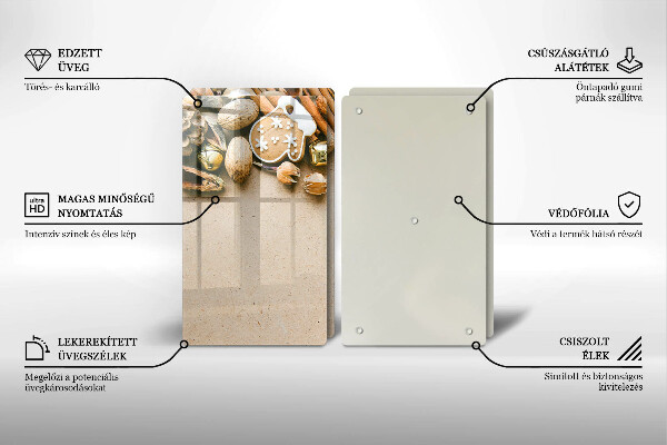 De vidrio templado Decoraciones de navidad