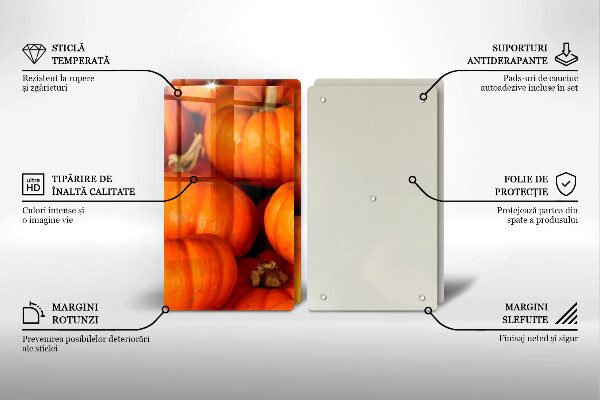 De vidrio templado Calabazas