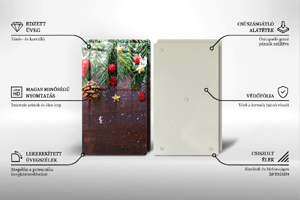 De vidrio templado Decoración navideña