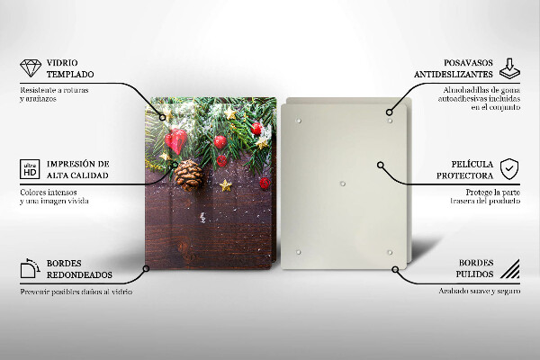 De vidrio templado Decoración navideña