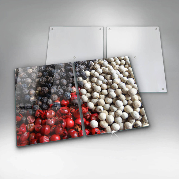 De vidrio templado Pimienta negra