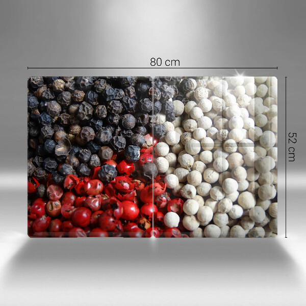 De vidrio templado Pimienta negra