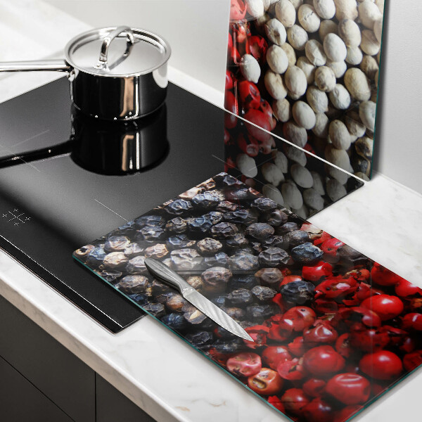 De vidrio templado Pimienta negra