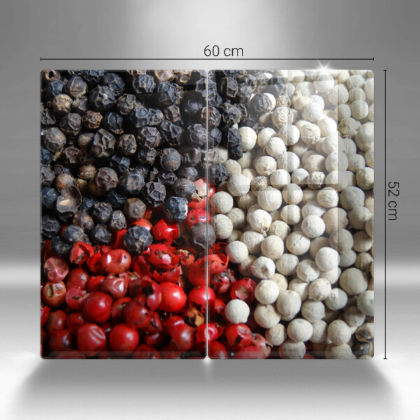 De vidrio templado Pimienta negra