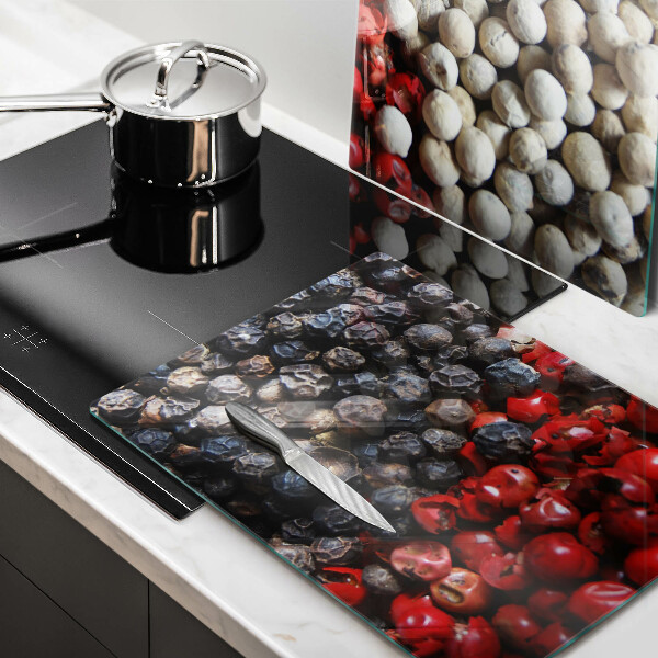 De vidrio templado Pimienta negra