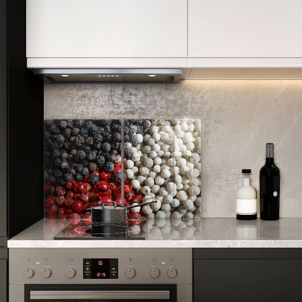 De vidrio templado Pimienta negra