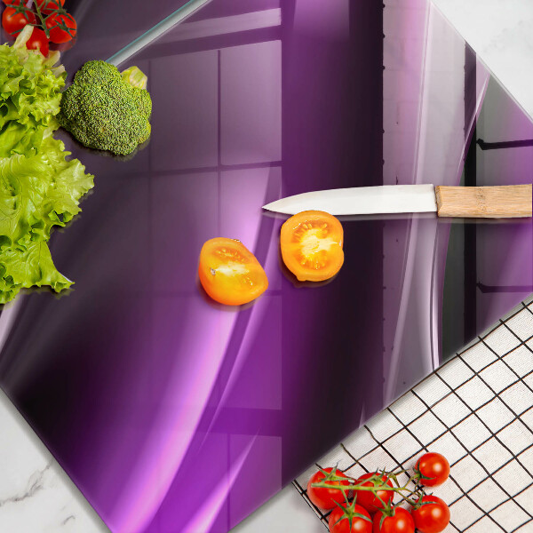 De vidrio templado Abstracción púrpura