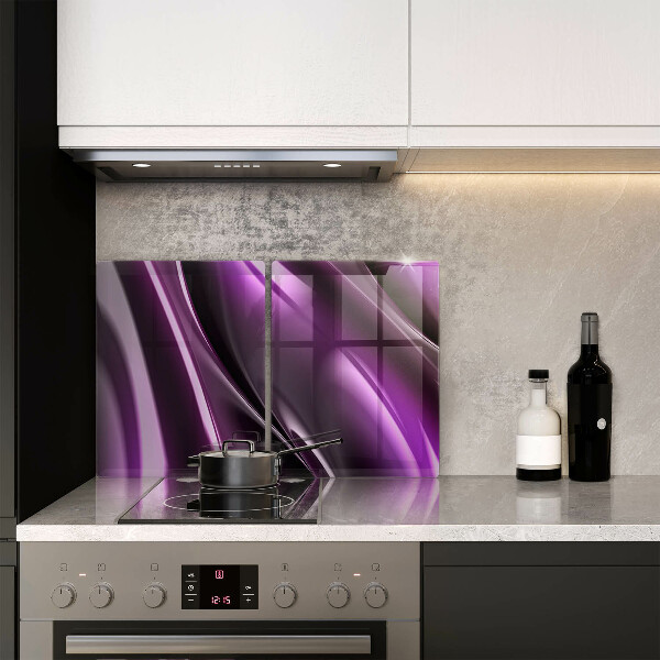 De vidrio templado Abstracción púrpura