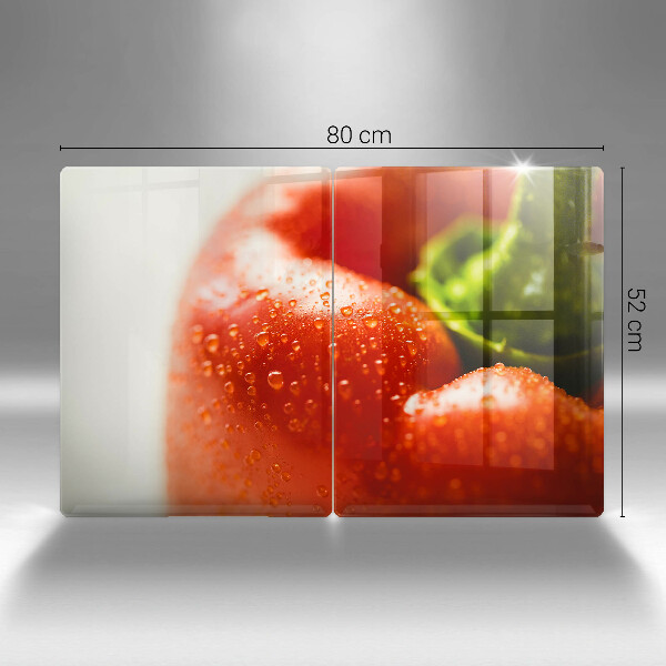 De vidrio templado Pimiento rojo