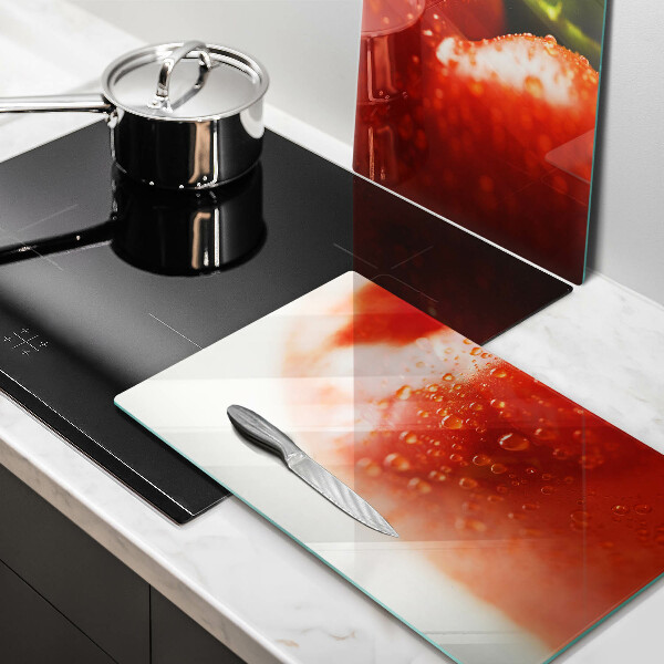 De vidrio templado Pimiento rojo