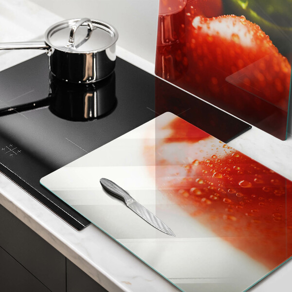 De vidrio templado Pimiento rojo