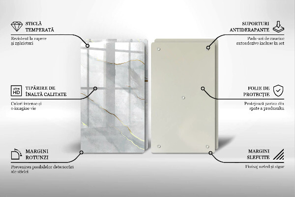 De vidrio templado Textura de piedra