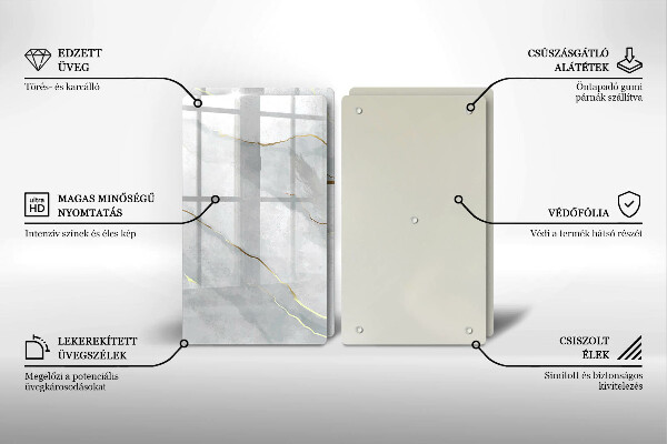 De vidrio templado Textura de piedra