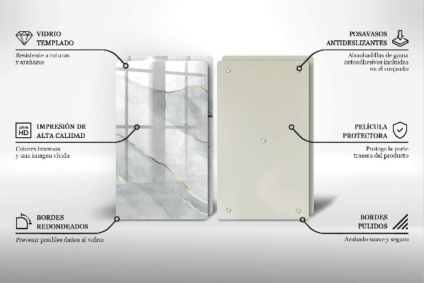 De vidrio templado Textura de piedra