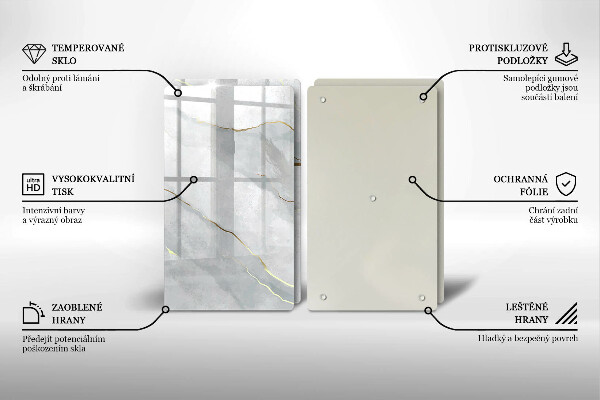 De vidrio templado Textura de piedra