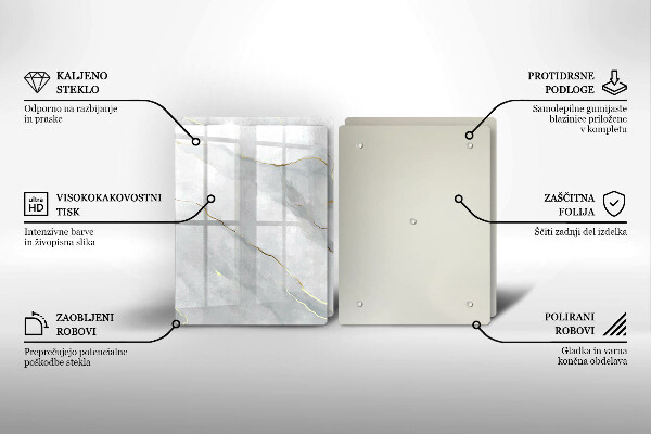 De vidrio templado Textura de piedra
