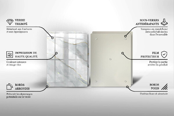 De vidrio templado Textura de piedra