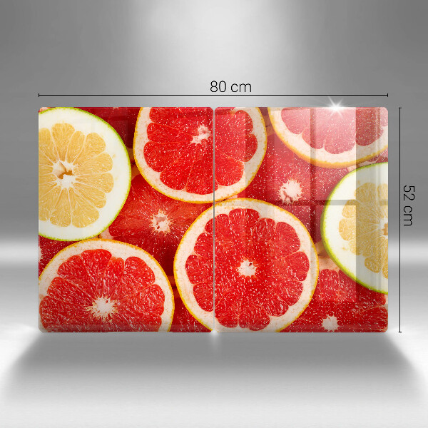 De vidrio templado Rodajas de pomelo