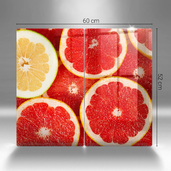 De vidrio templado Rodajas de pomelo