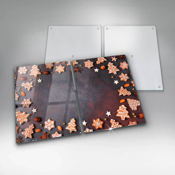 De vidrio templado Navidad de pan de jengibre