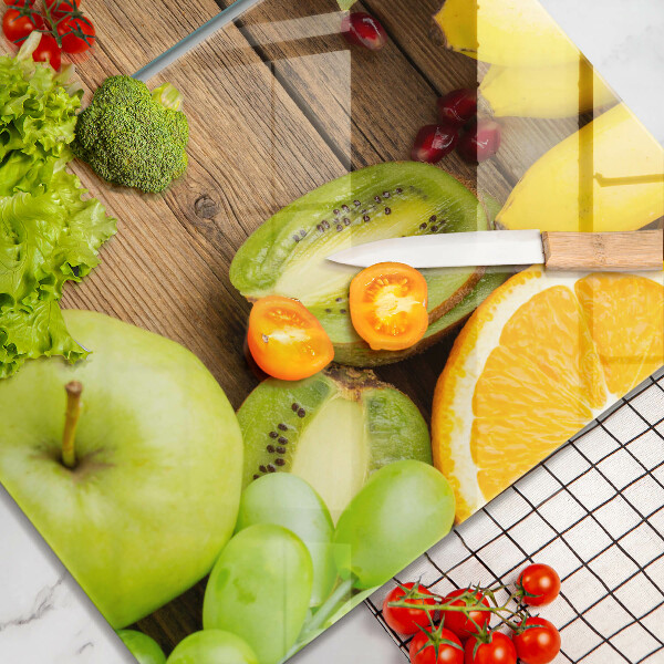 De vidrio templado Fruta fresca