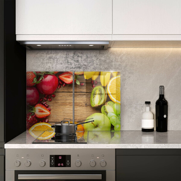 De vidrio templado Fruta fresca