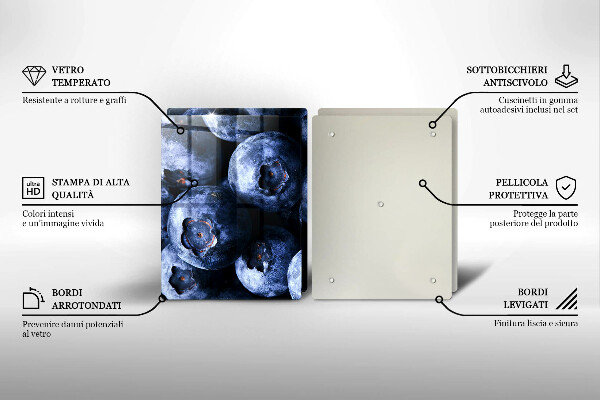 De vidrio templado Cerca de bayas