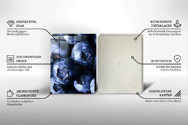 De vidrio templado Cerca de bayas