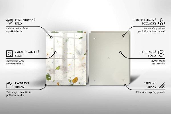 De vidrio templado Hojas cayendo