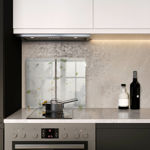 De vidrio templado Hojas cayendo